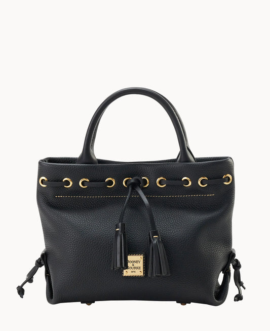 Pebble Grain Tassel Tote