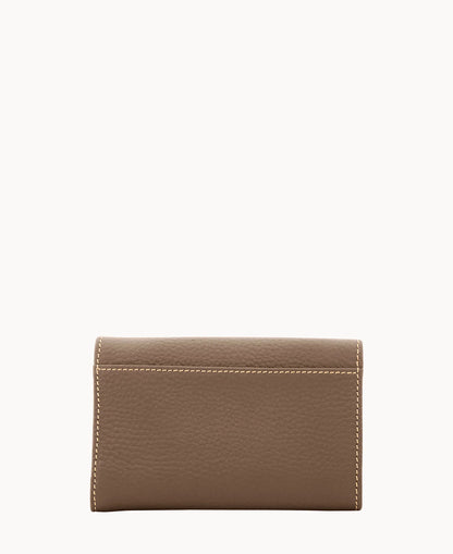Pebble Grain Flap Wallet