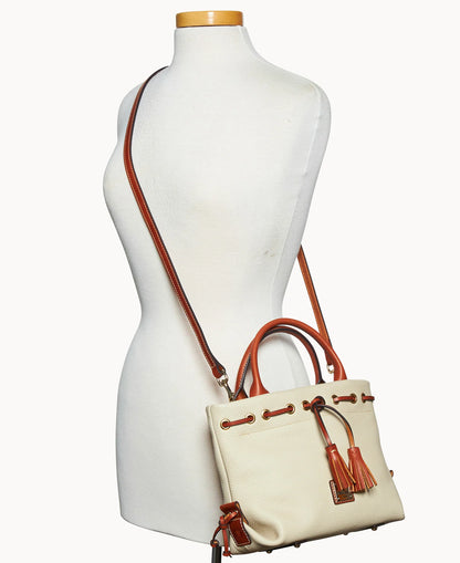 Pebble Grain Tassel Tote