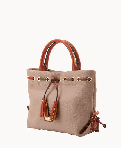 Pebble Grain Tassel Tote