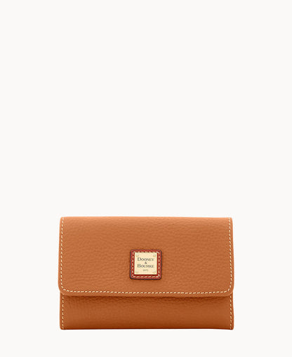 Pebble Grain Flap Wallet