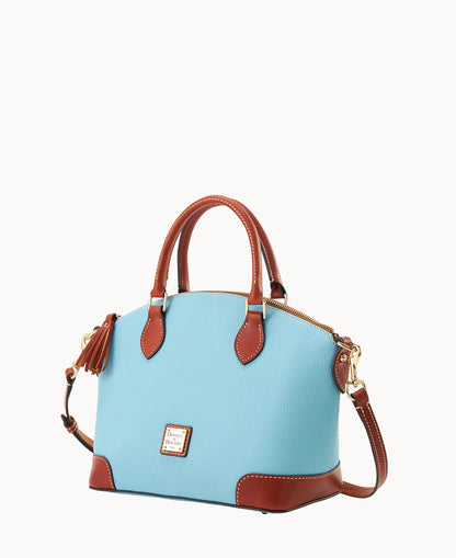 Pebble Grain Geena Satchel