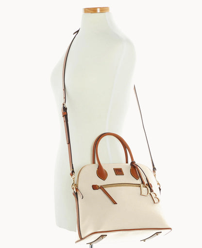 Pebble Grain Large Domed Satchel