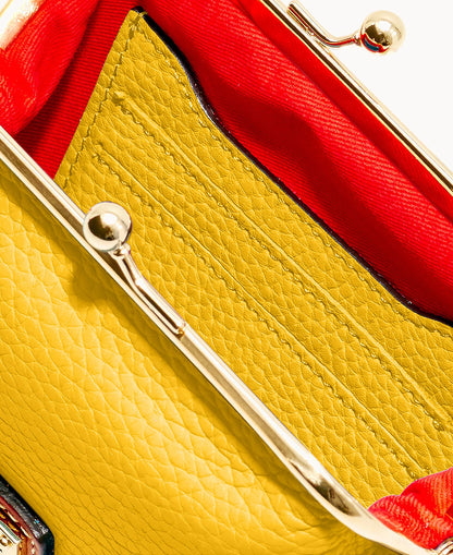 Pebble Grain Large Framed Purse