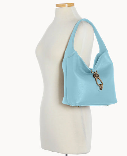Pebble Grain Small Logo Lock Sac