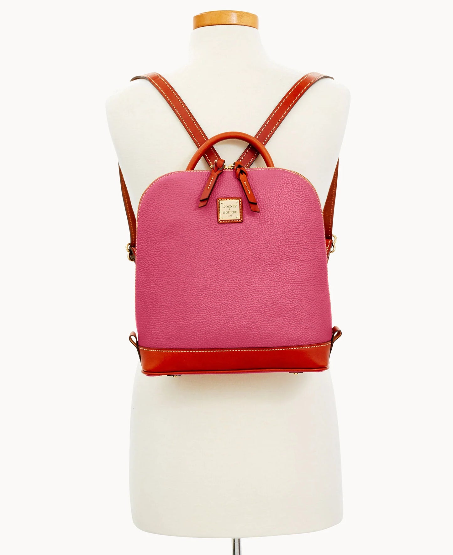 Pebble Grain Zip Pod Backpack