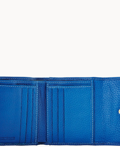 Pebble Grain Small Flap Wallet