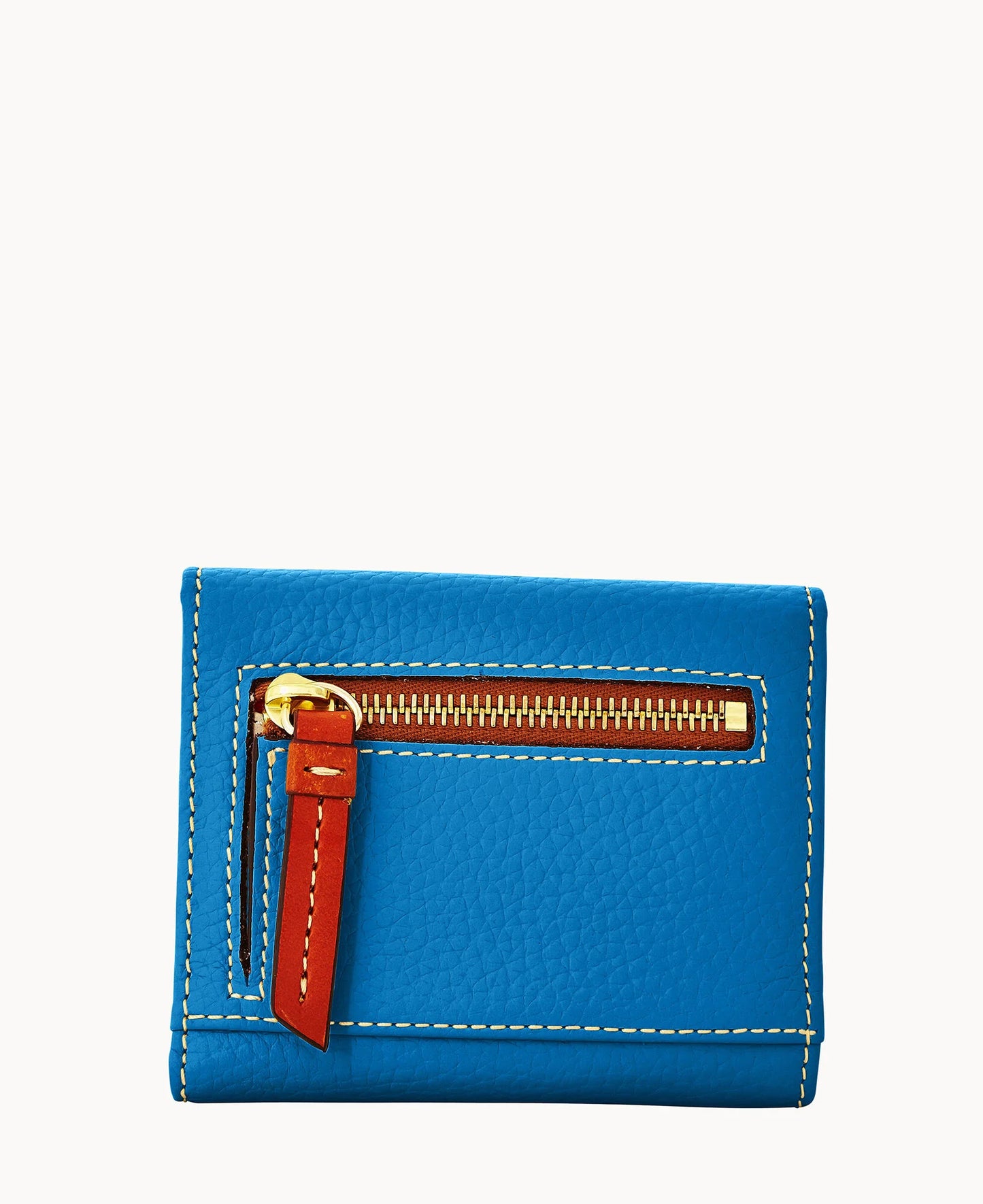 Pebble Grain Small Flap Wallet