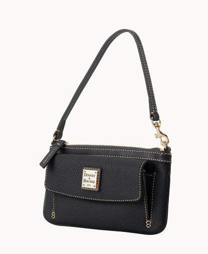 Pebble Grain Pocket Wristlet