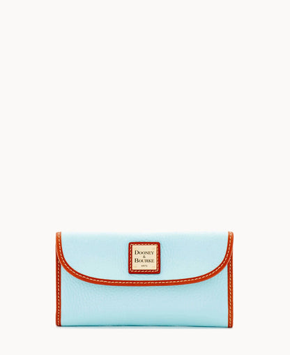 Pebble Grain Continental Clutch