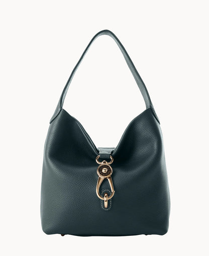 Pebble Grain Small Logo Lock Sac
