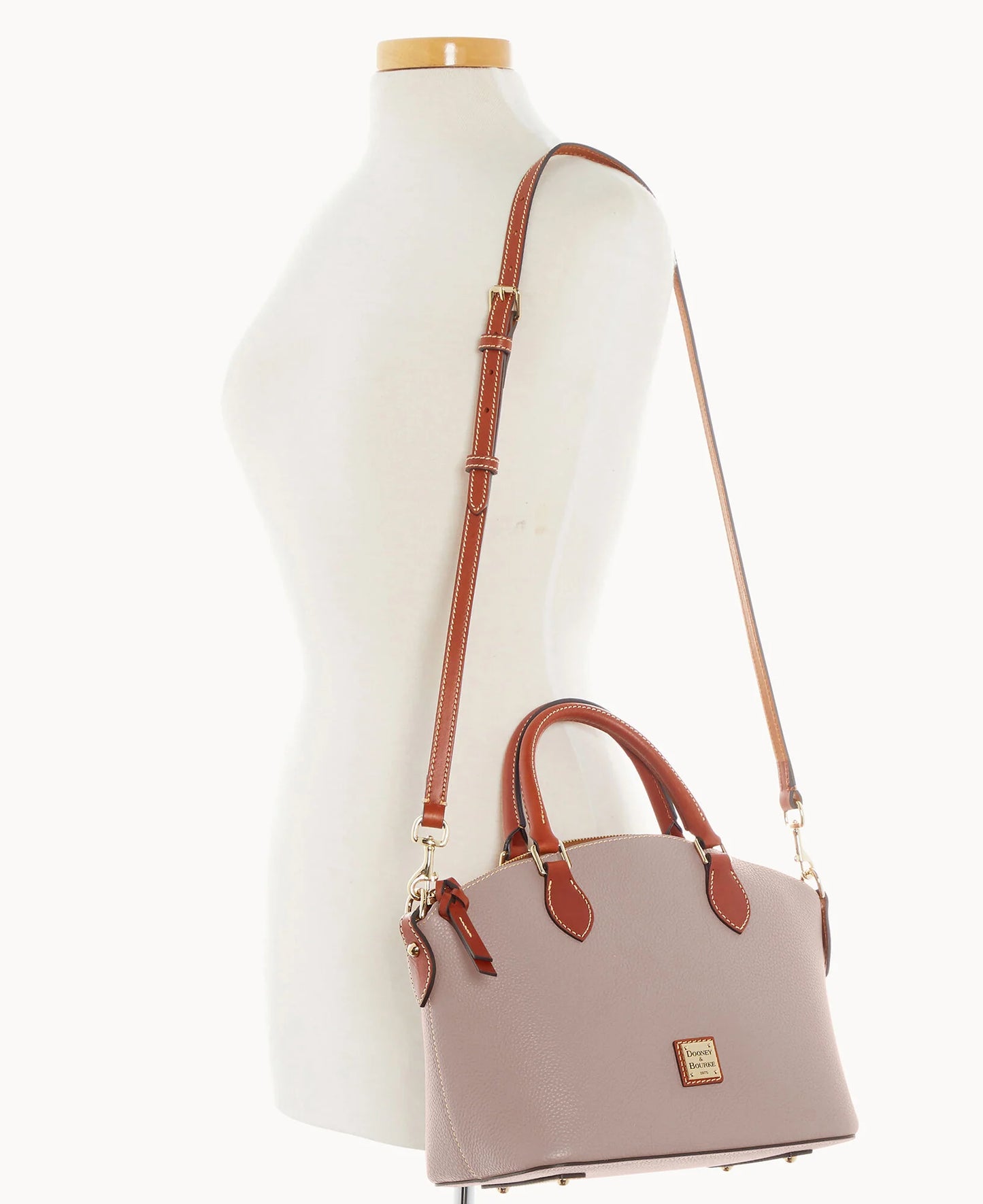 Pebble Grain Geena Satchel