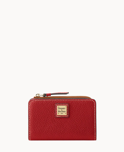 Pebble Grain Zip Credit Card Wallet 14