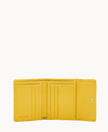 Pebble Grain Small Flap Wallet