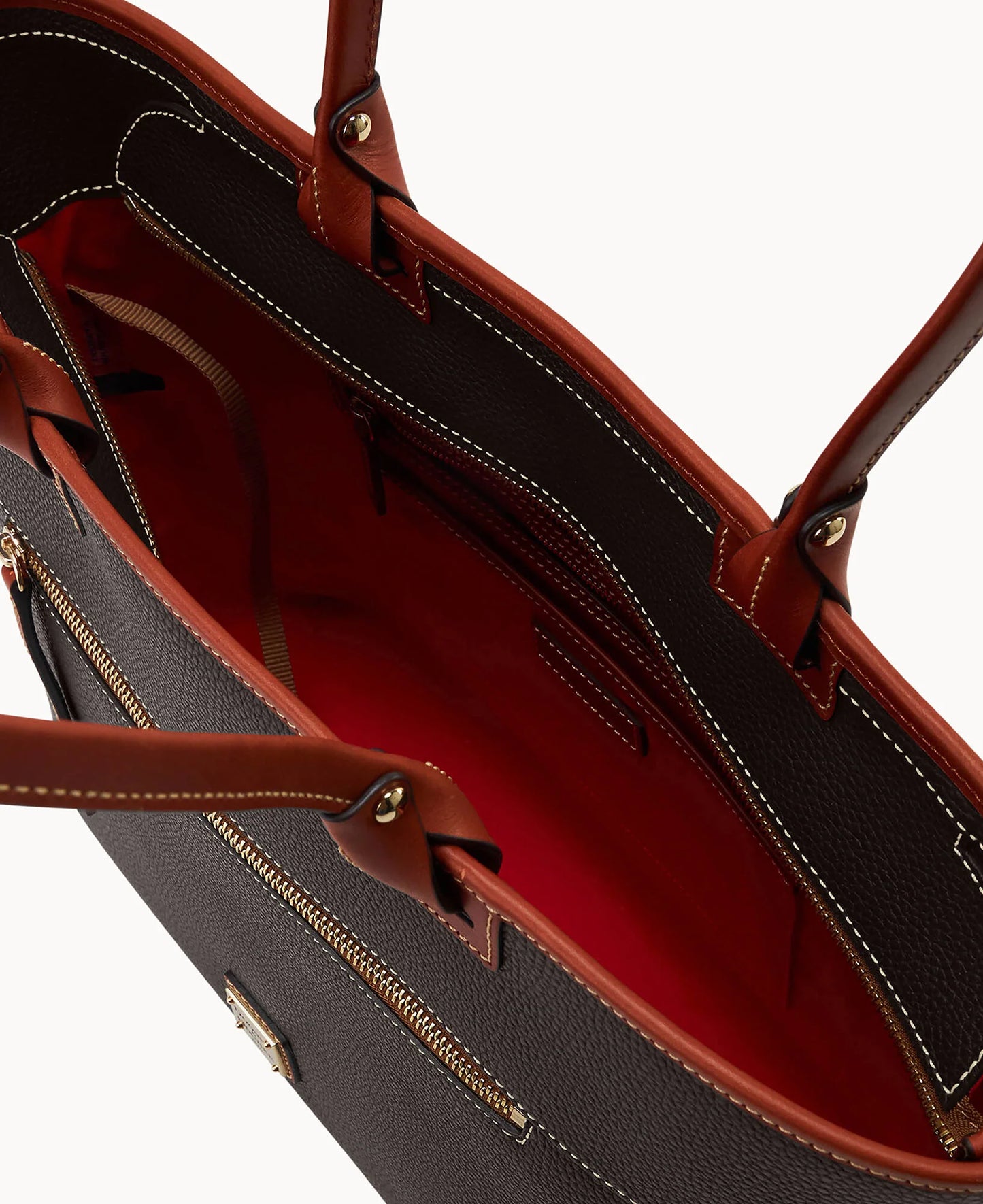 Pebble Grain Large Zip Tote
