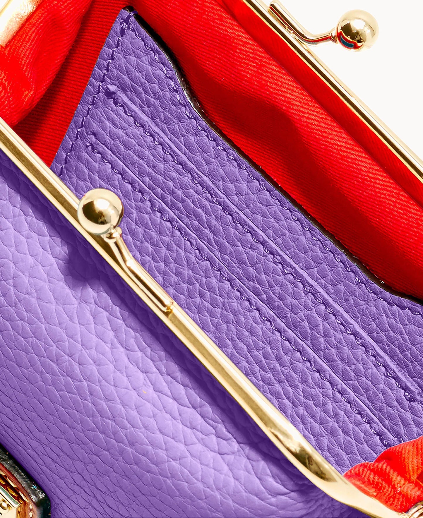 Pebble Grain Large Framed Purse