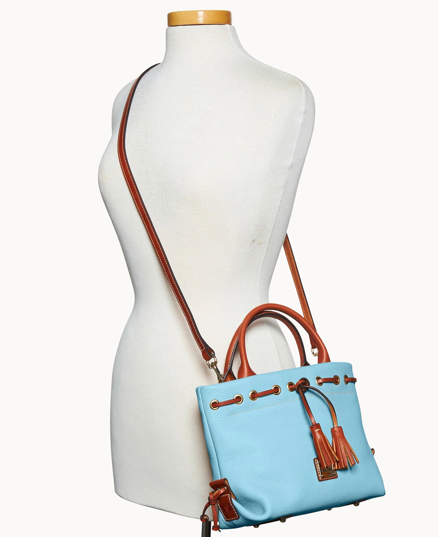 Pebble Grain Tassel Tote