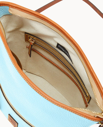 Pebble Grain Zip Sac