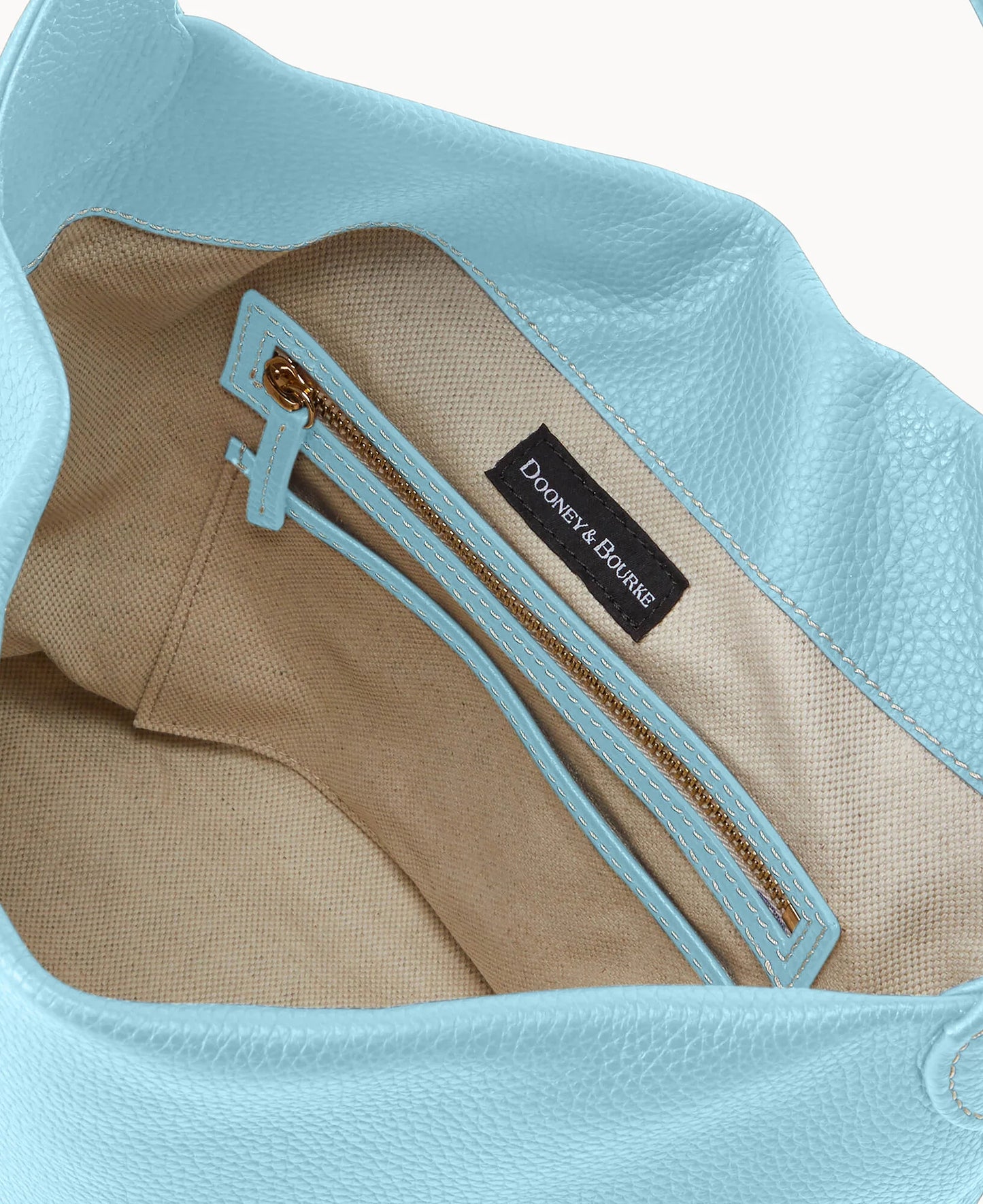 Pebble Grain Small Logo Lock Sac
