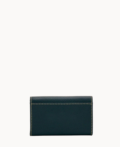 Pebble Grain Flap Wallet