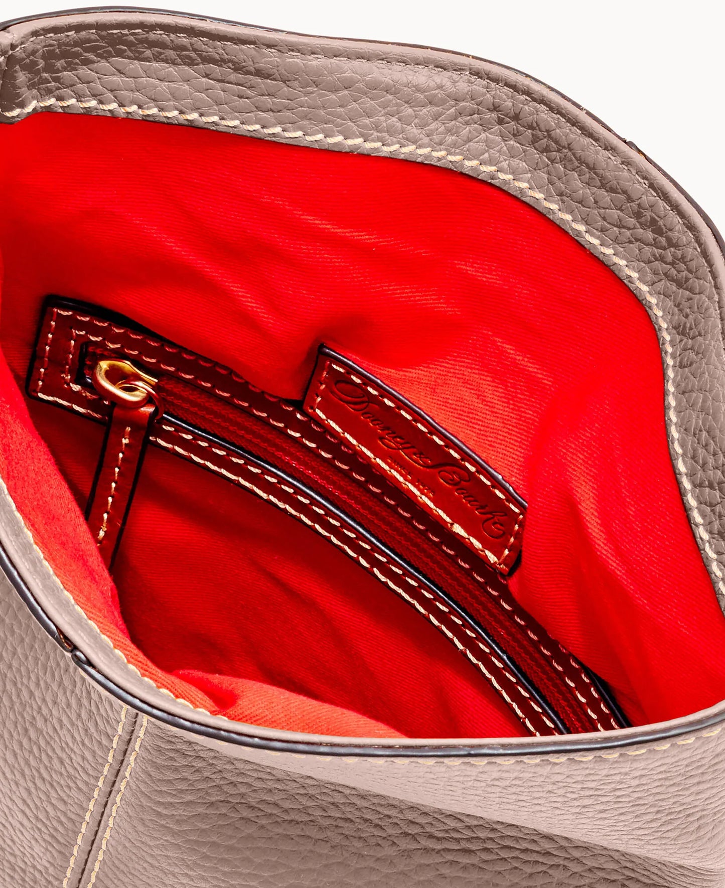 Pebble Grain Toggle Crossbody