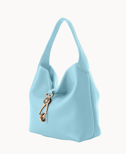 Pebble Grain Small Logo Lock Sac
