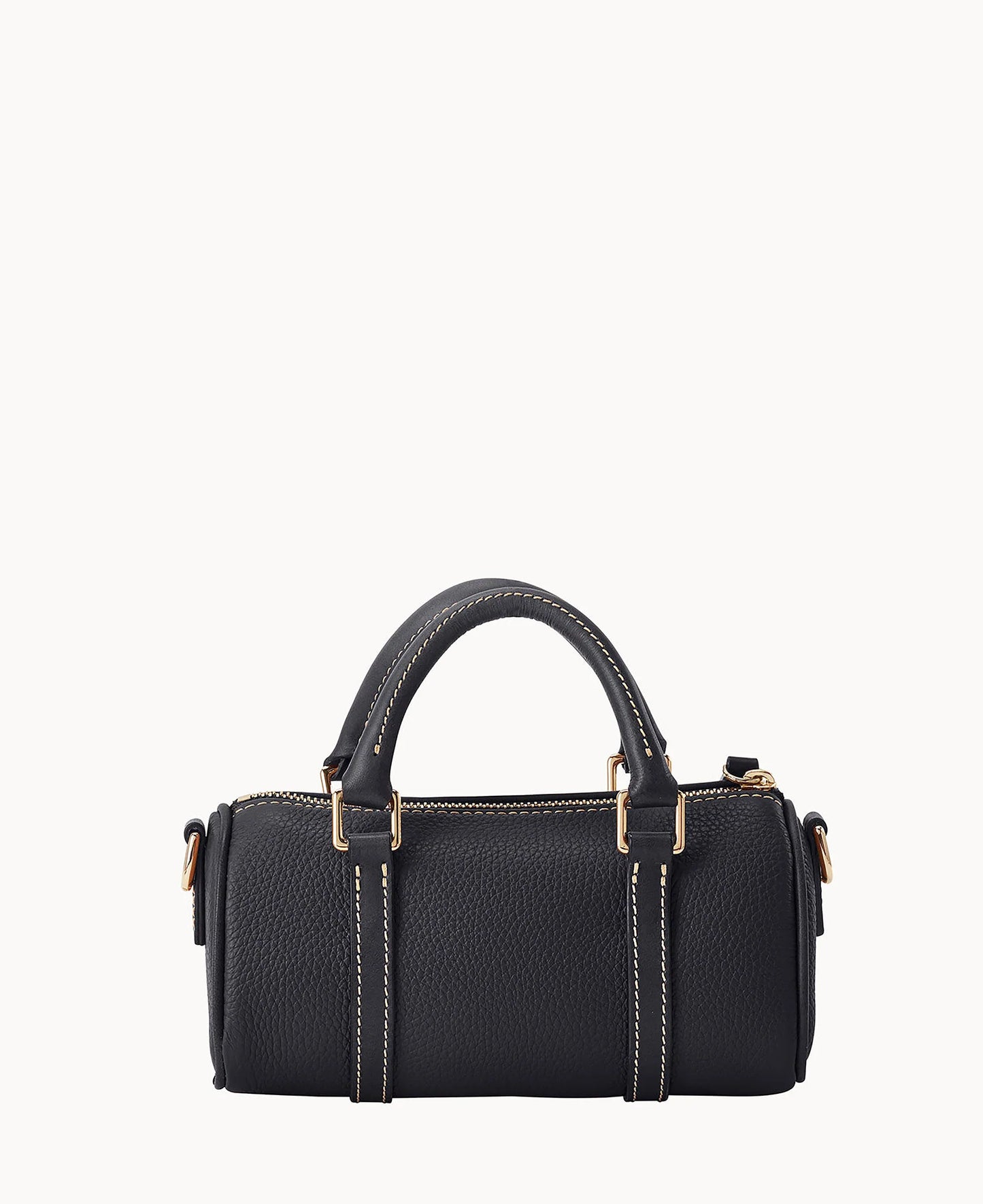 Pebble Grain Crossbody Barrel Satchel 20
