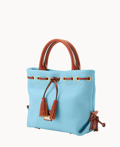Pebble Grain Tassel Tote