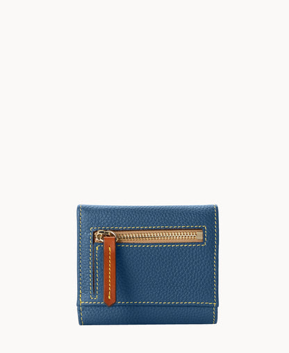 Pebble Grain Small Flap Wallet