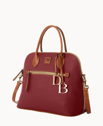 Pebble Grain Large Domed Satchel