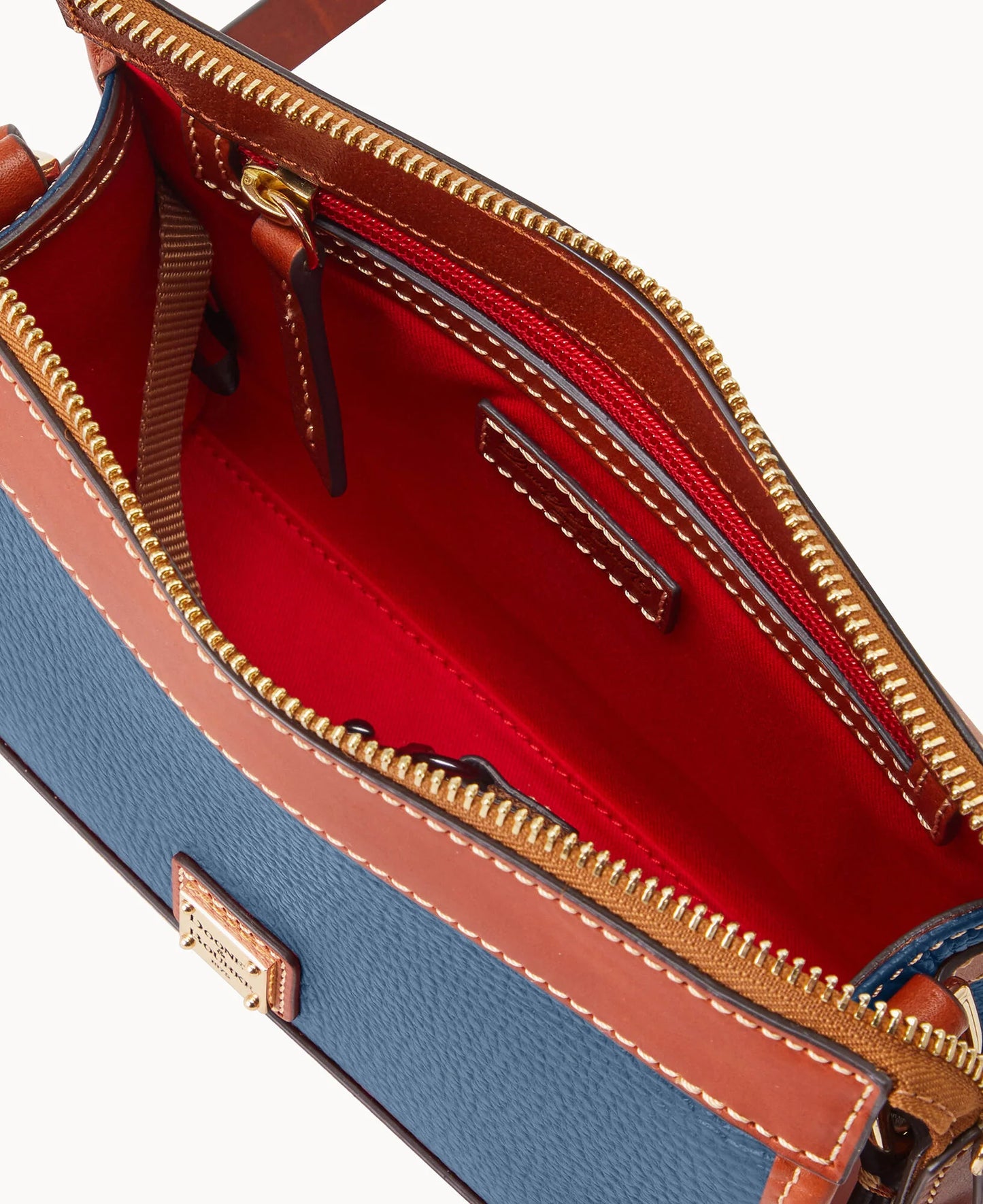 Pebble Grain Zip Crossbody
