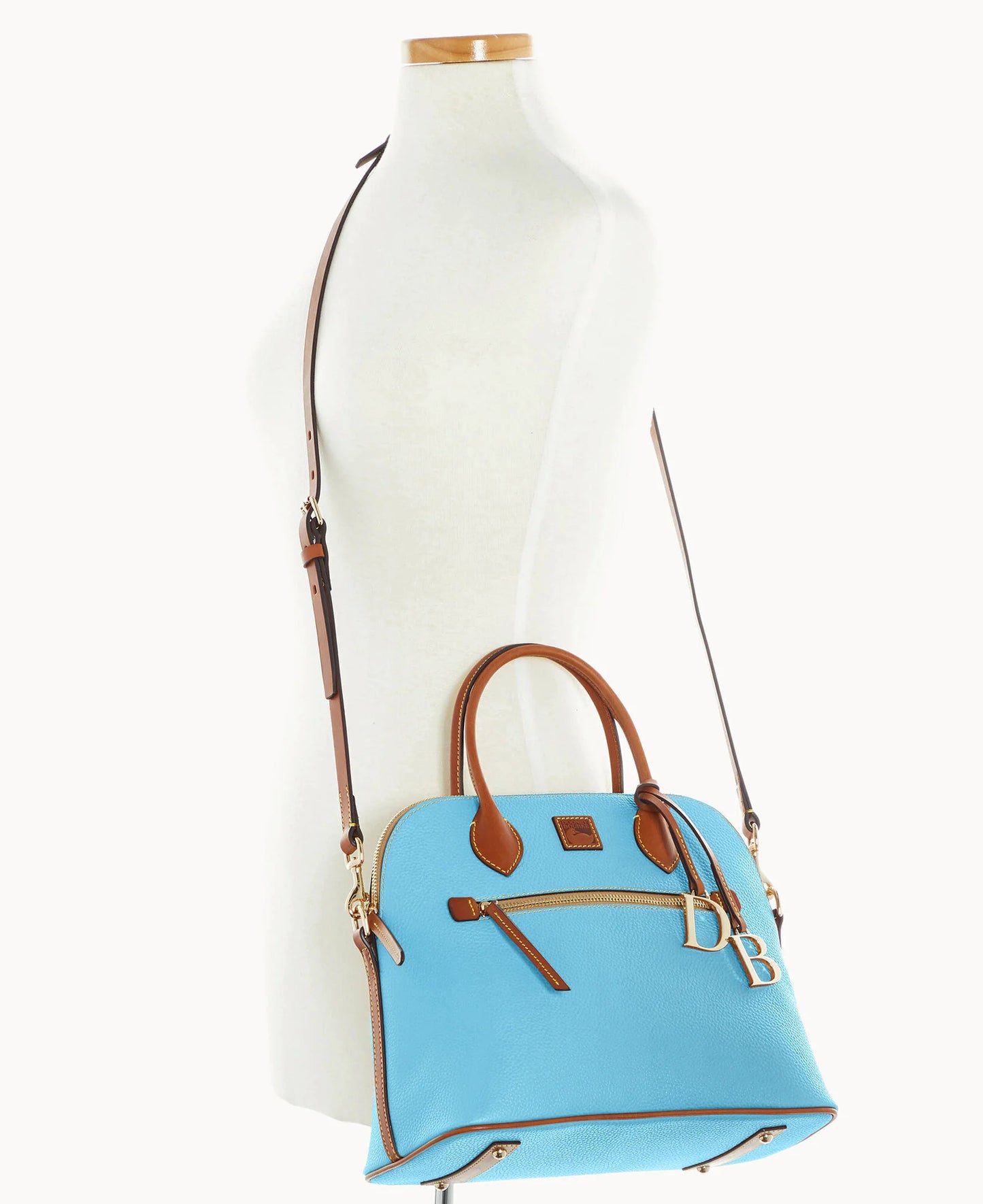 Pebble Grain Large Domed Satchel