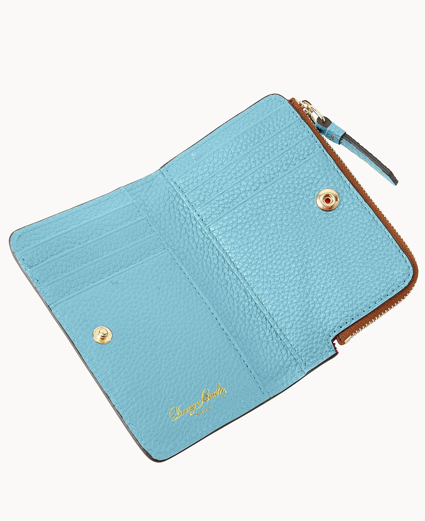 Pebble Grain Zip Credit Card Wallet 14