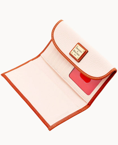 Pebble Grain Continental Clutch