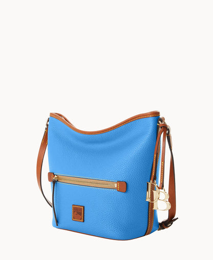 Pebble Grain Zip Sac