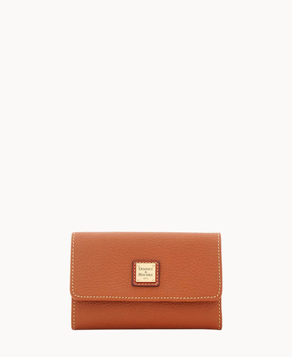 Pebble Grain Flap Wallet