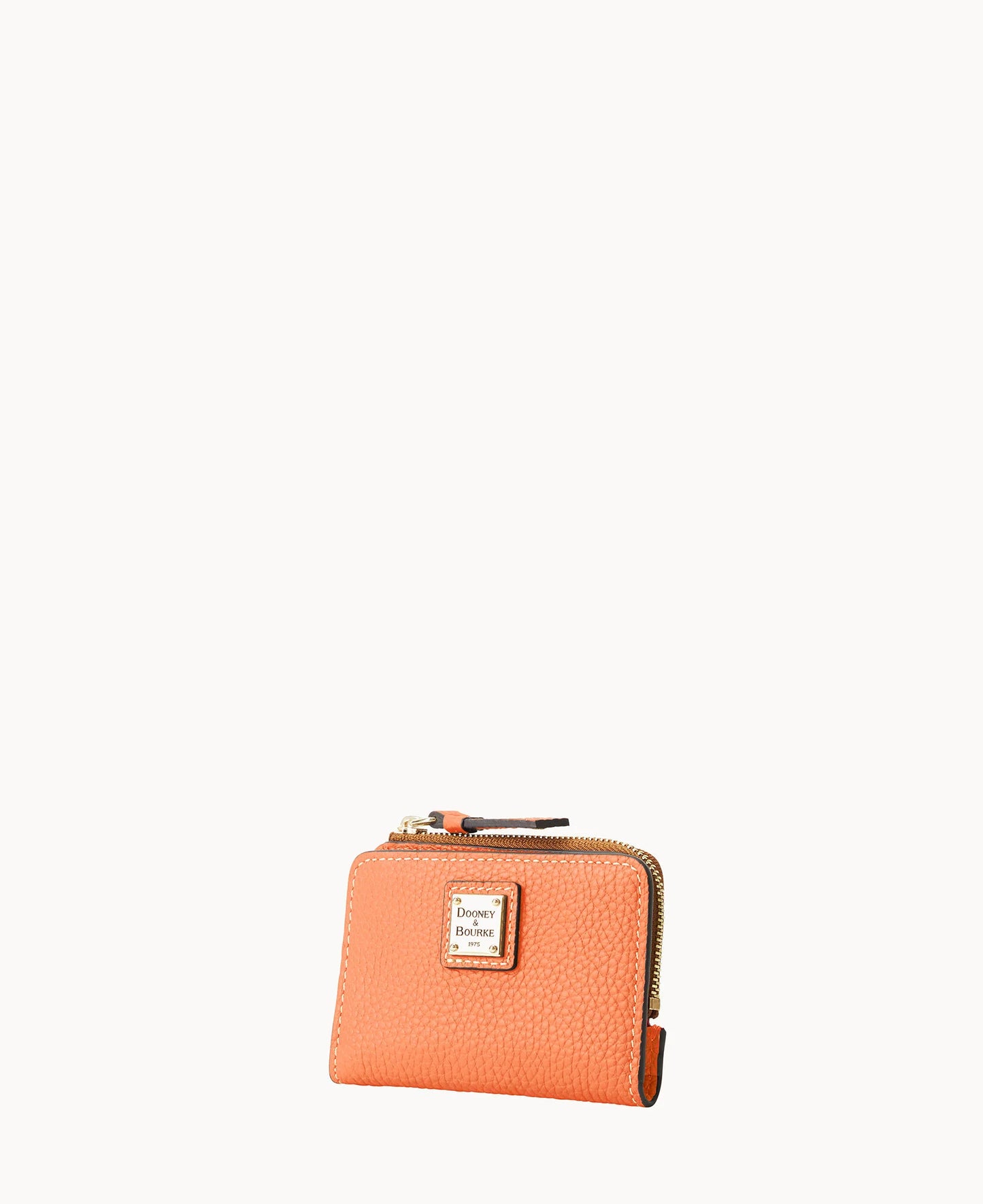 Pebble Grain Zip Credit Card Wallet 12