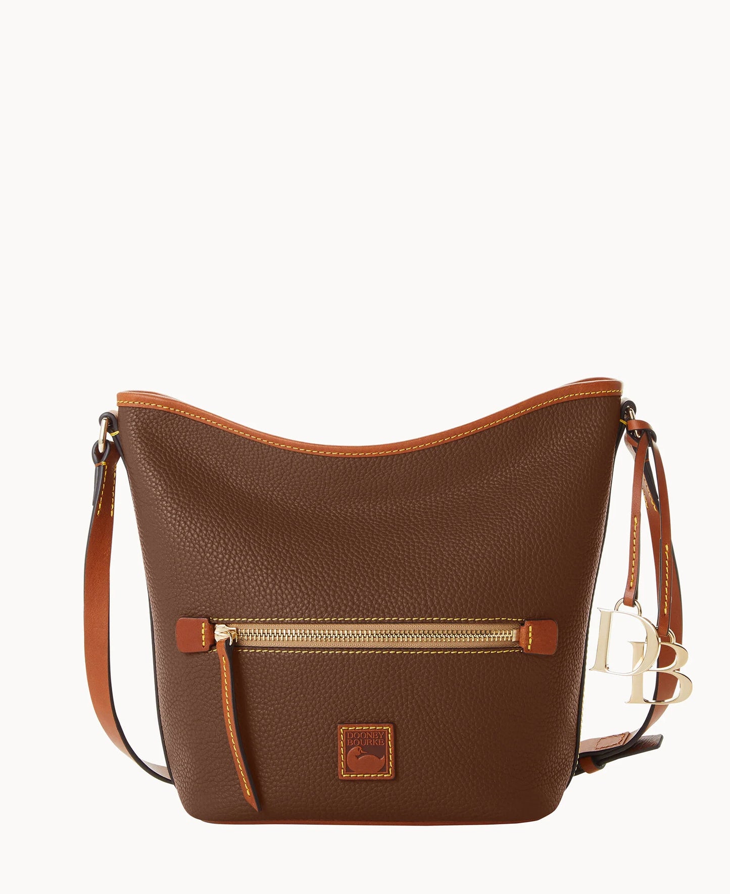 Pebble Grain Zip Sac