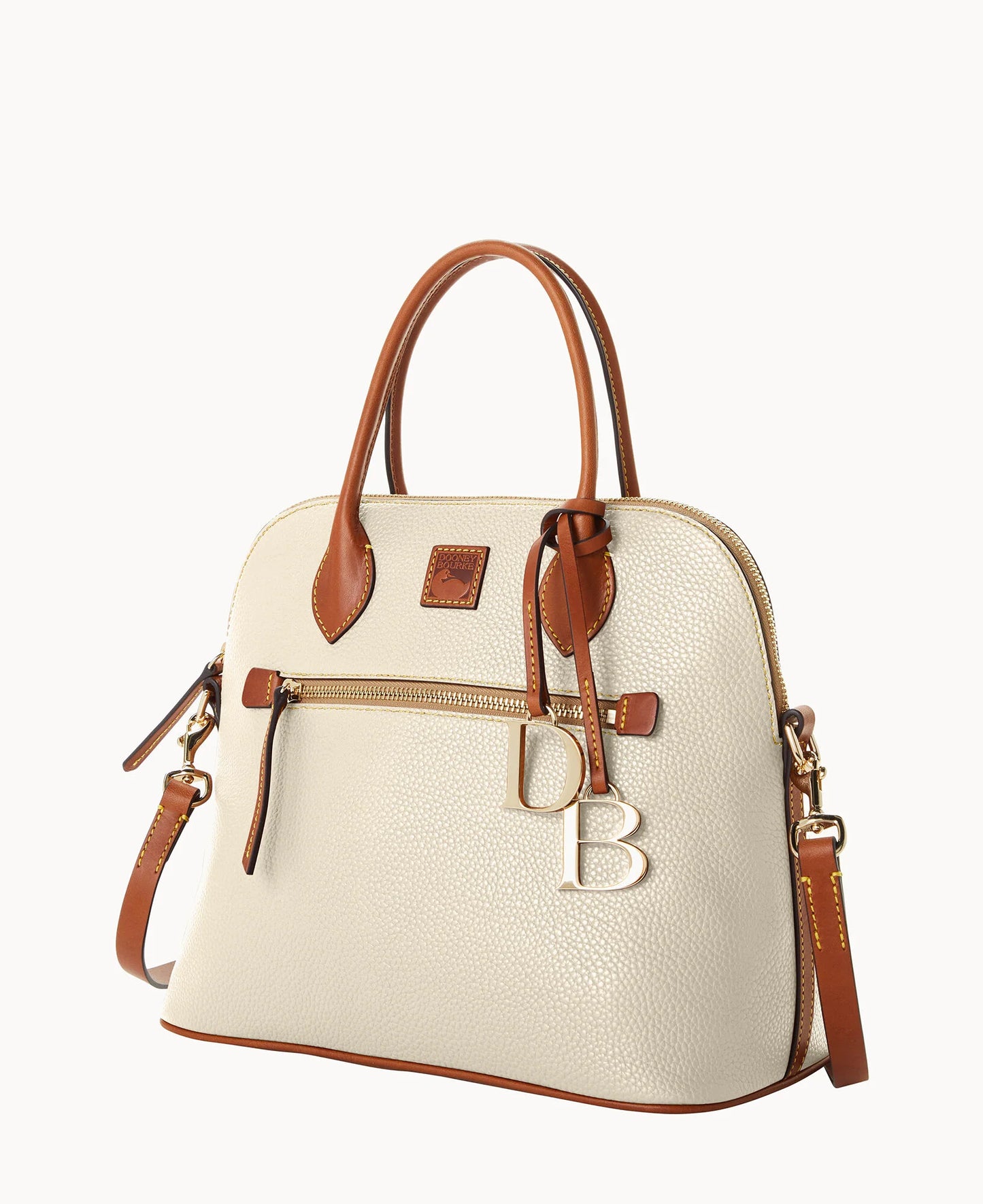 Pebble Grain Large Domed Satchel