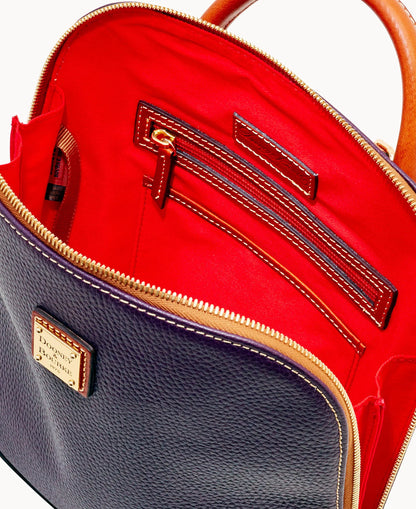 Pebble Grain Zip Pod Backpack