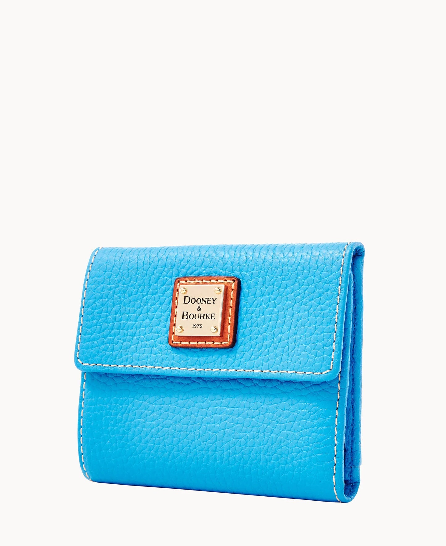 Pebble Grain Small Flap Wallet