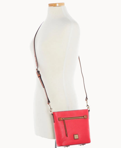 Pebble Grain Small Zip Crossbody