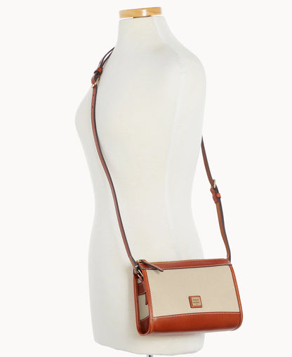 Pebble Grain Zip Crossbody