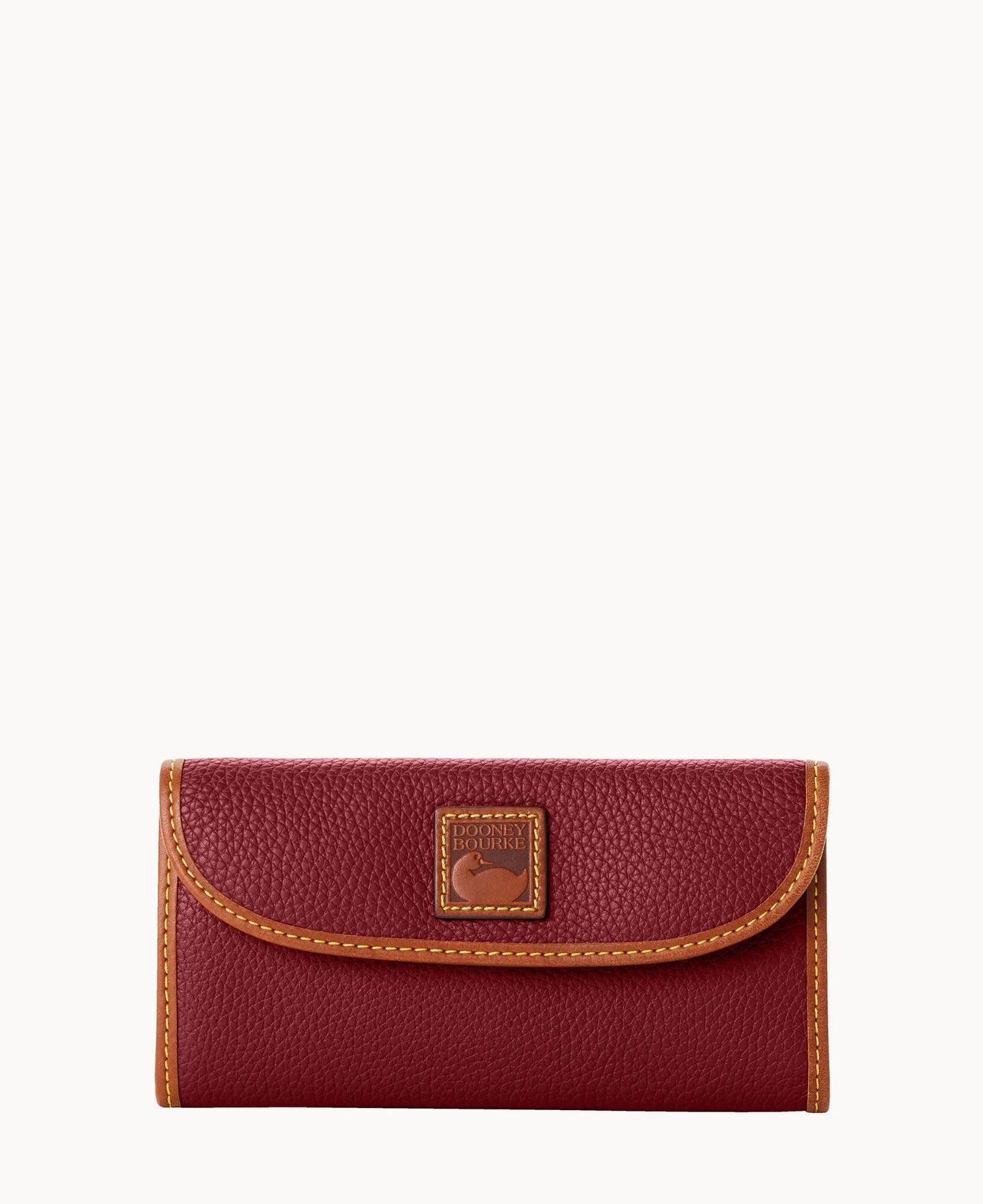 Pebble Grain Continental Clutch