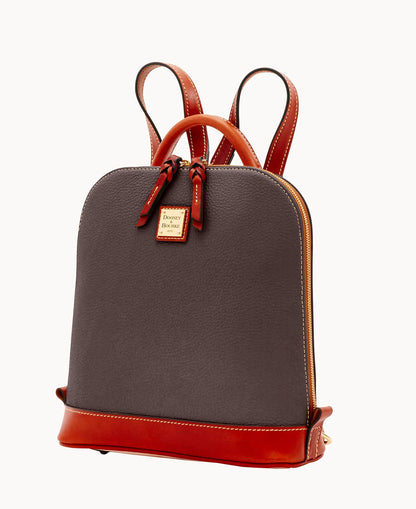 Pebble Grain Zip Pod Backpack
