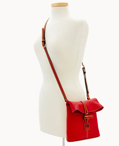 Pebble Grain Toggle Crossbody