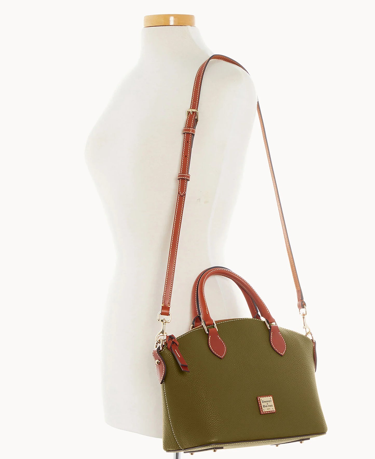 Pebble Grain Geena Satchel