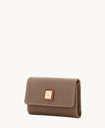 Pebble Grain Flap Wallet