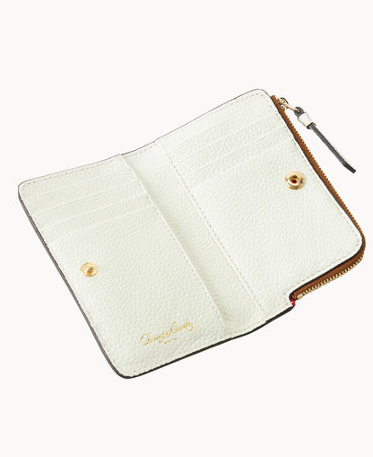 Pebble Grain Zip Credit Card Wallet 14