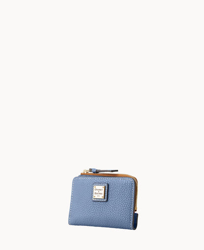Pebble Grain Zip Credit Card Wallet 12